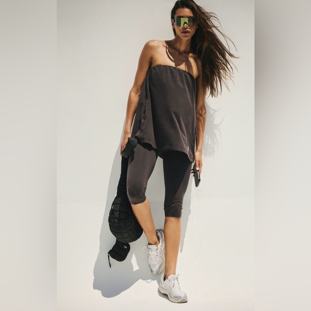 NWT FP Movement Hot Shot Tube Onesie ~Black~